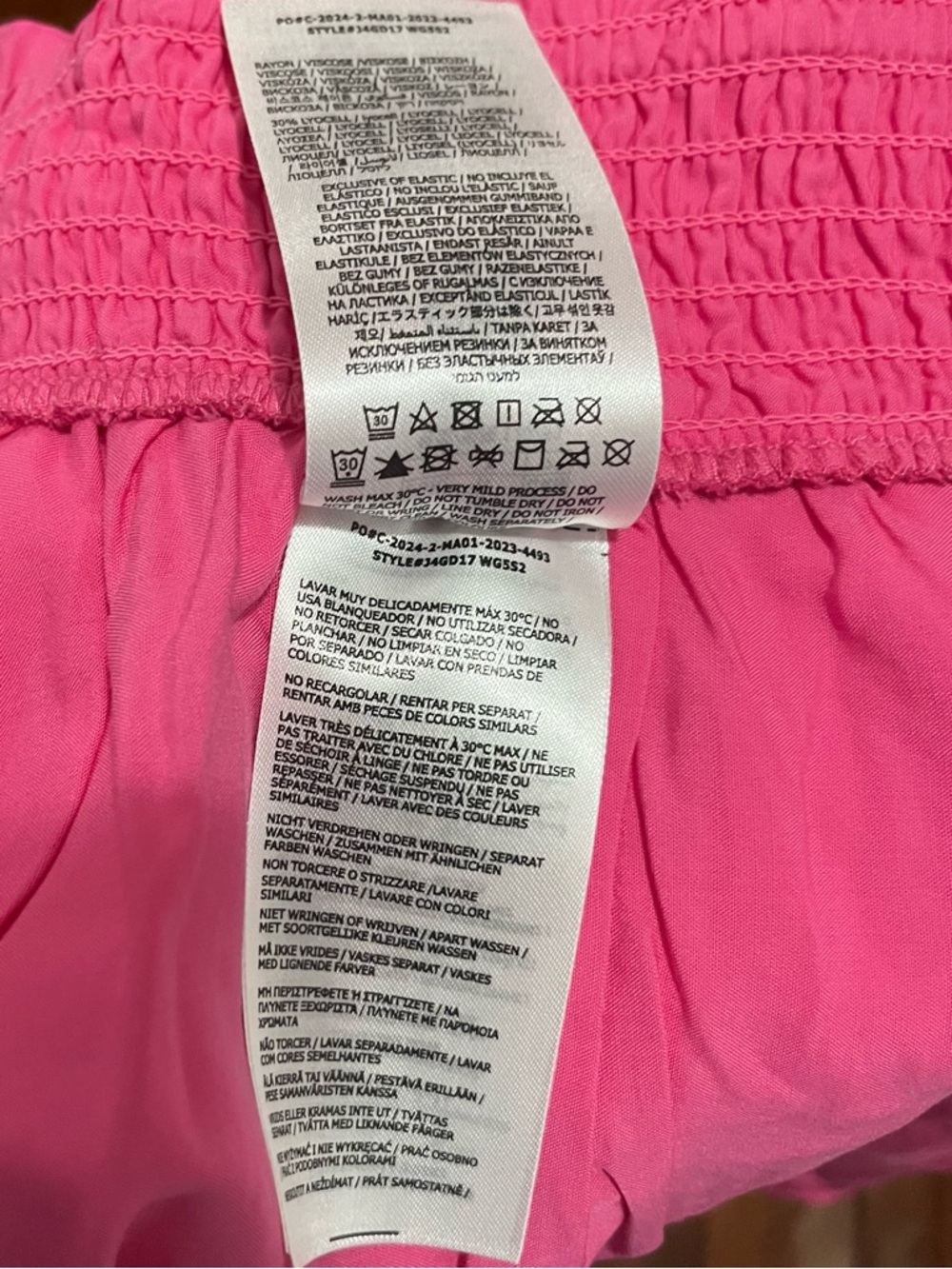 GUESS Hot Pink Ruffled Mini Skirt - Picture 7 of 8